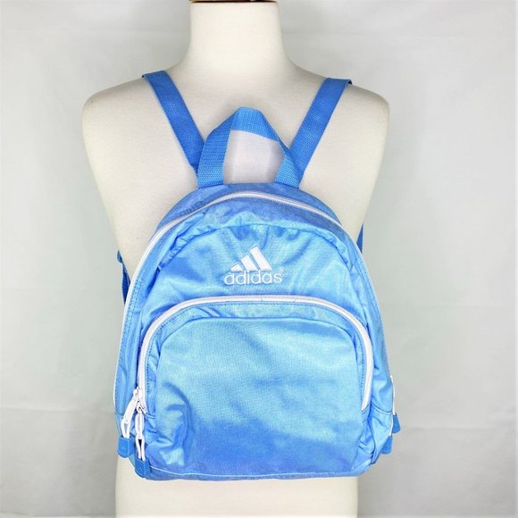 Adidas Blue Nylon Trefoil Mini Backpack